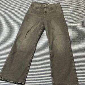 Levi Levis signature gold heritage high-rise loose straight black gray 12 31